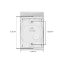 Arandela Magik Facho Duplo Ajustáveis Branca LED 10W 3000K IP65 GAYA ST2956-Gaya-Starlumen