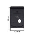 Arandela Magik Facho Duplo Ajustáveis Preta LED 10W 3000K IP65 GAYA ST2956-Gaya-Starlumen