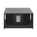 Arandela Magik Facho Duplo Ajustáveis Preta LED 10W 3000K IP65 GAYA ST2956-Gaya-Starlumen