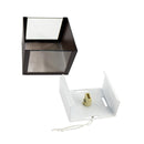 Arandela Marrom 2 Facho Luminária Externa Interna Muro Parede St397-STARLUMEN-