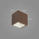 Arandela Marrom 2 Facho Luminária Externa Interna Muro Parede St397-STARLUMEN-