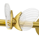 Arandela Papilio IDL015WRMG Ouro Fosco LED 6W 2700k ST2713-Arandelas-Starlumen