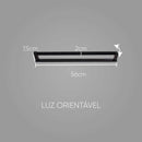 Arandela Preta Fit LED 8,8W Luz Direcionável 3000k Newline AR15003LED1-PT St2035-New Line-Starlumen