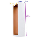 Arandela Puch Branca LED Efeito Decorativa Parede Teto 5W 25cm Branca e cobre ST163 - 220V-Arandelas-Starlumen