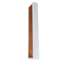 Arandela Puch Branca Led Efeito Decorativa Parede Teto 10w 50cm 5745/50-BT/CB-M St164 - Branca-Arandelas-Starlumen