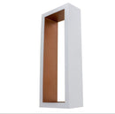 Arandela Puch Branca Led Efeito Decorativa Parede Teto 10w 50cm 5745/50-BT/CB-M St164 - Branca-Arandelas-Starlumen