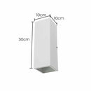 Arandela Retangular 1 Foco Sem Friso 10x30cm p/ E27 Starlumen ST2779-Starlumen-