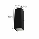 Arandela Retangular 1 Foco Sem Friso 10x30cm p/ E27 Starlumen ST2779-Starlumen-