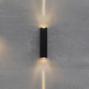 Arandela Retangular Mitel LED 2 Fachos 6W 3000K IP65 NORDECOR ST2923-Nordecor-Starlumen