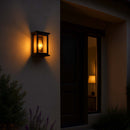 Arandela Retrô Preta 3 Vidros Fumê Reflecta p/ 1xE27 ST3169-Starlumen-