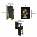 Arandela Retrô York Preta P/ 1xE27 Externa e Interna AM307L Biancoluce ST3054-Biancoluce-Starlumen