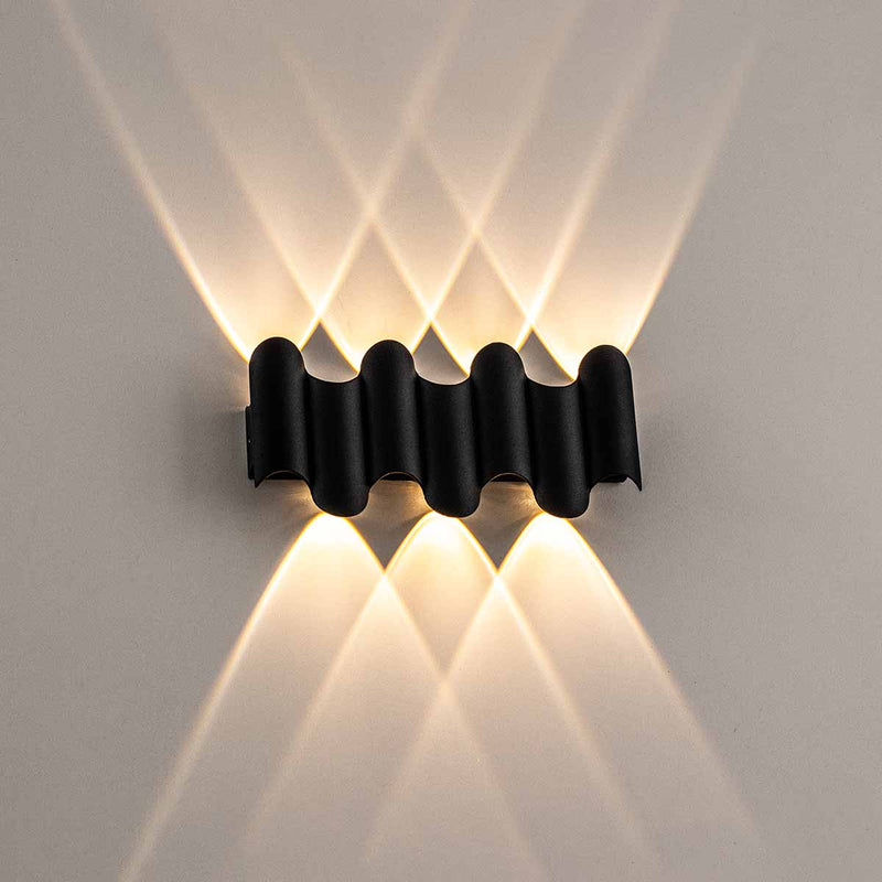 Arandela Schala Facho Duplo 7W 3000k Externo e Interno OPUS ST2958-Opus-Preto-Starlumen