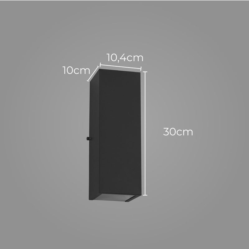 Arandela Sem Friso Retangular 2 focos p/ 2x E27 Starlumen ST2771-Starlumen-
