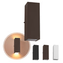 Arandela Sem Friso Retangular 2 focos p/ 2x E27 Starlumen ST2771-Starlumen-Marrom-