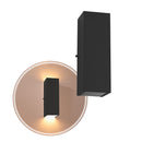 Arandela Sem Friso Retangular 2 focos p/ 2x E27 Starlumen ST2771-Starlumen-Preto-