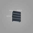 Arandela Slim 3 Frisos Moderna Interna/externa Alumínio Starlumen + LED G9 ST2772-Starlumen-