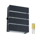 Arandela Slim 3 Frisos Moderna Interna/externa Alumínio Starlumen + LED G9 ST2772-Starlumen-