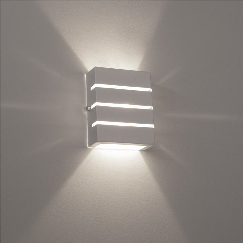 Arandela Slim 3 Frisos Moderna Interna/externa Alumínio Starlumen + LED G9 ST2772-Starlumen-