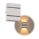 Arandela Slim Interna e/ou Externa Alumínio 2 Frisos Moderna ST2527-Starlumen-Branco-