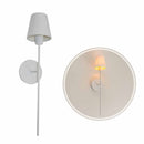 Arandela Torch Branca C/ Cúpula Branca P/ E27 Bulbo Spotline ST2930-Spotline-Starlumen