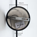 Arandela Torch Preta C/ Cúpula Preta P/ E27 Bulbo Spotline ST2930-Spotline-Starlumen