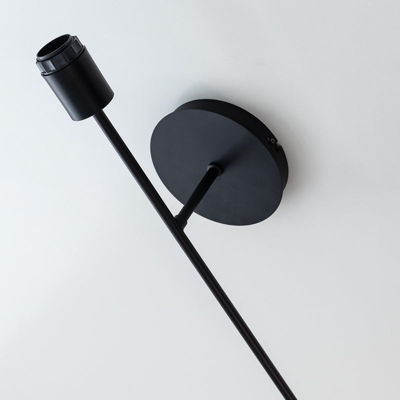 Arandela Torch Preta C/ Cúpula Preta P/ E27 Bulbo Spotline ST2930-Spotline-Starlumen