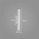 Arandela Tubo Cilindro 30cm Branca 2 fachos p/ MR11 Starlumen ST2773-Starlumen-