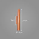 Arandela Tubo Cilindro 30cm Cobre 2 fachos p/ MR11 Starlumen ST2773-Starlumen-