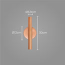 Arandela Tubo Cilindro 30cm Cobre 2 fachos p/ MR11 Starlumen ST2773-Starlumen-