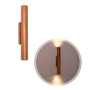 Arandela Tubo Cilindro 30cm Cobre 2 fachos p/ MR11 Starlumen ST2773-Starlumen-