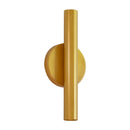 Arandela Tubo Cilindro 30cm Dourado 2 fachos p/ MR11 Starlumen ST2773-Starlumen-