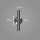 Arandela Tubo Cilindro 30cm Escovado 2 fachos p/ MR11 Starlumen ST2773-Starlumen-