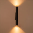 Arandela Tubo Cilindro 30cm Preto 2 fachos p/ MR11 Starlumen ST2773-Starlumen-