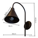 Arandela Valência Alumínio Marrom Corten p/ E27 Externa Biancoluce ST2959-Biancoluce-Starlumen