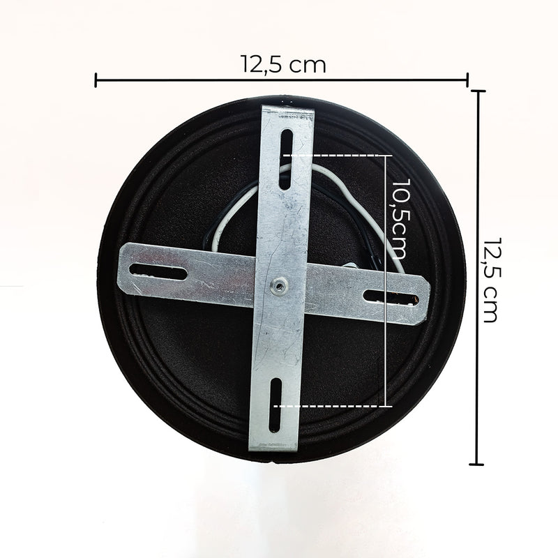 Arandela Valência Alumínio Marrom Corten p/ E27 Externa Biancoluce ST2959-Biancoluce-Starlumen
