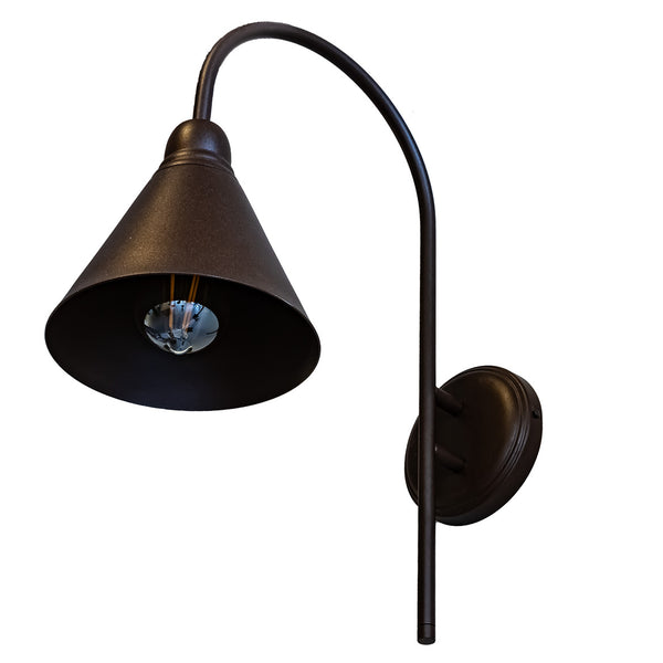 Arandela Valência Alumínio Marrom Corten p/ E27 Externa Biancoluce ST2959-Biancoluce-Starlumen