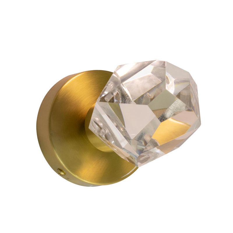 Arandela de Cristal 5W Branco Quente Bronze DCB02176 Sindora ST2906-Sindora-Starlumen