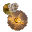 Arandela de Cristal 5W Branco Quente Bronze DCB02176 Sindora ST2906-Sindora-Starlumen
