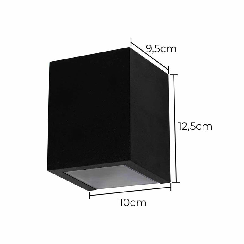 Arandela luminária de parede 1 facho Policarbonato ST2775-Starlumen-