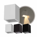 Arandela luminária de parede 1 facho Policarbonato ST2775-Starlumen-Branca-