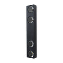 Arandela Arc 8 Fachos Alumínio Externa Led 8w Luz Amarela Parede Muro St2960