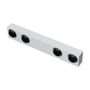 Arandela Arc 8 Fachos Alumínio Externa Led 8w Luz Amarela Parede Muro St2960