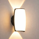 Arandela LED PAKO 7W 3000K IP65 2 Fachos Luminaria de Parede Externa Nordecor ST3286 - Preto