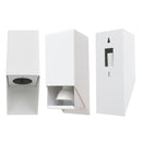 Arandela de Sobrepor Bisel 1 Foco Parede/Muro/Fachada 1xGU10 Starlumen ST3256 - Branco DETALHES 