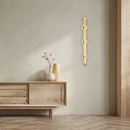 Arandela/plafon Aruna Ouro Fosco e Ambar ZR095-AGD 80cm para 3x G9 Starlux ST2619-Arandelas-Starlumen