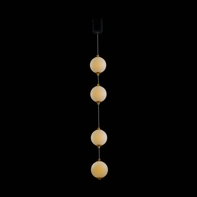 Pendente Bijou Preto E Dourado LED 18W Branco Quente Bella BIJ1PD01PT310 ST2849