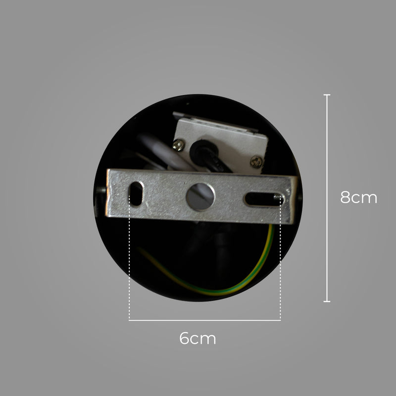 Pendente Bijou Preto E Dourado LED 18W Branco Quente Bella BIJ1PD01PT310 ST2849