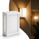 Arandela Luminária Vitra 3 Vidros Fosco Externa 1xE27 Starlumen ST2953