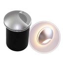 Balizador Ascoli Redondo Escovado LED 3W Facho 30° Luz Quente 9619 Galaxy ST3040-Galaxy-Starlumen