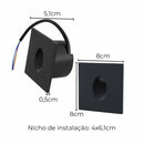 Balizador LED 2W Nano Vision Alumínio 3000K IP65 Opus ST1385-OPUS - STARLUMEN-